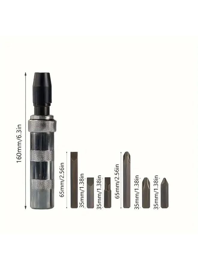 7pcs Impact Screwdriver Bit Set In Plastic Box With Steel Handle - Image 3